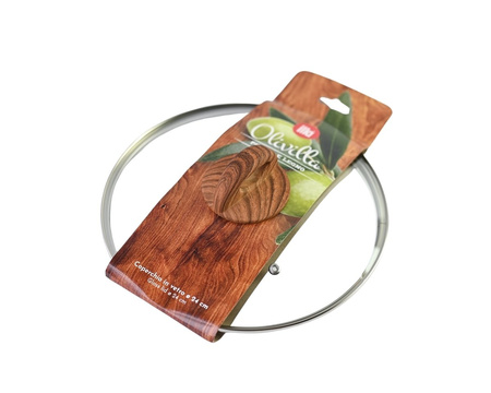 Illa Olivilla Pietra e Legno - szklana pokrywa 24cm 