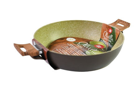 Illa Olivilla Pietra e Legno – głęboka patelnia z powłoką OLIA-TECH 32cm
