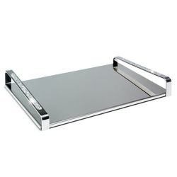 Giannini Bijoux – stalowa taca wysadzana kryształami Swarovski