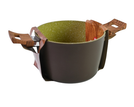 Illa Olivilla Pietra e Legno – wysoki garnek z powłoką OLIA-TECH 20cm